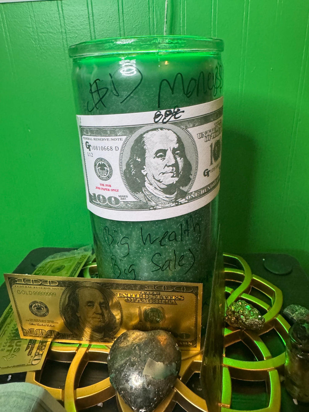 D Big Money Candle (BESTSELLER 5 STARS)