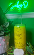 D Big Happy Candle