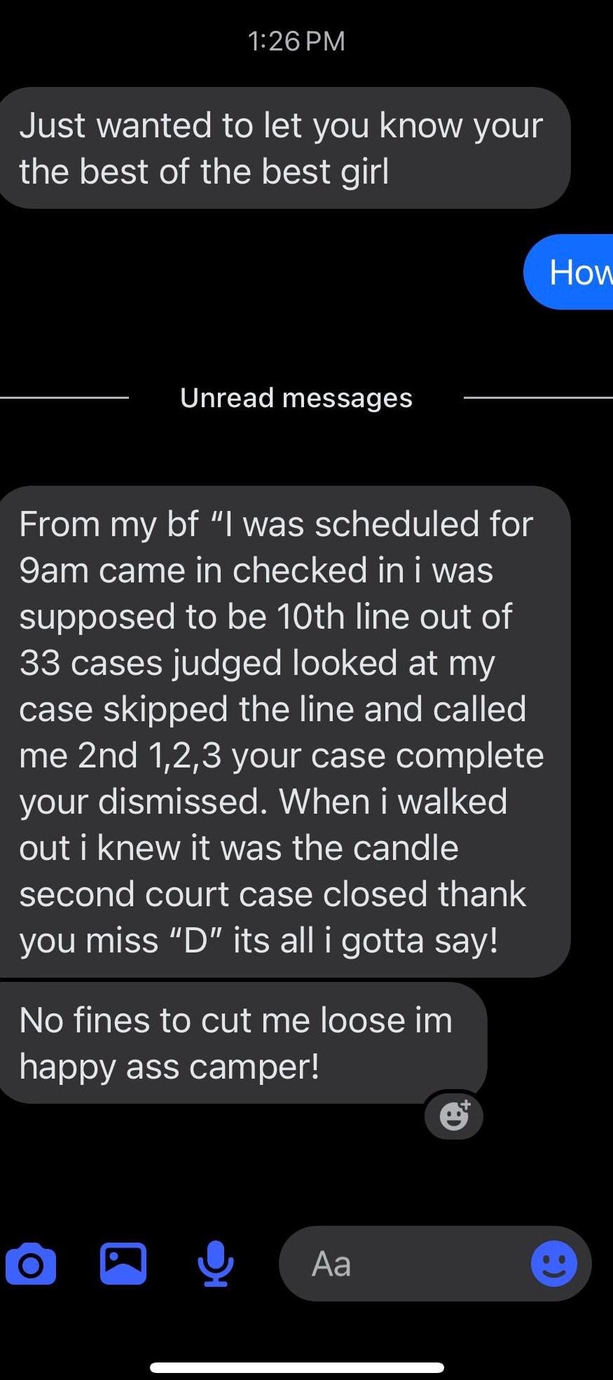 D Court Candle