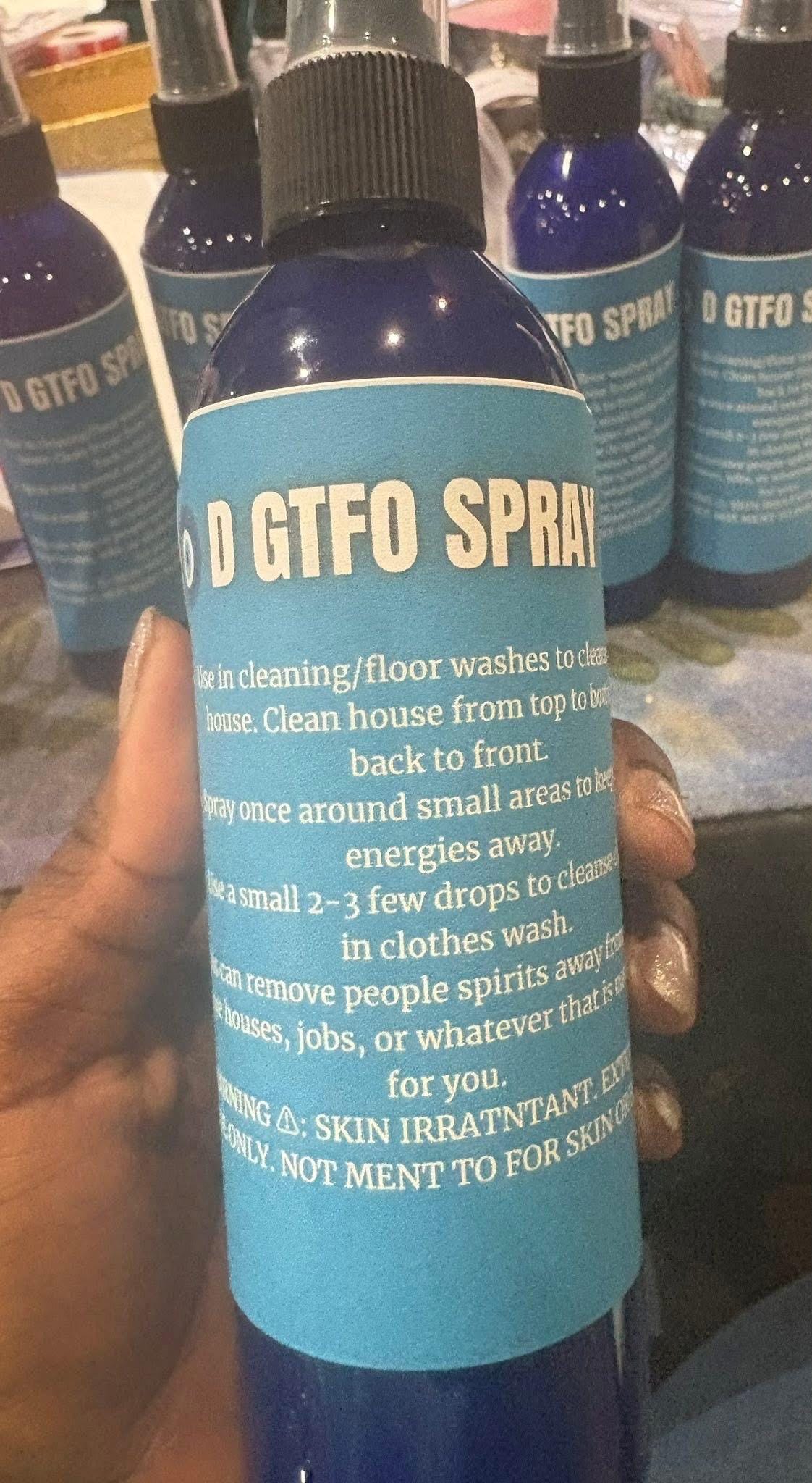 D GTFO Spray (Not for body)