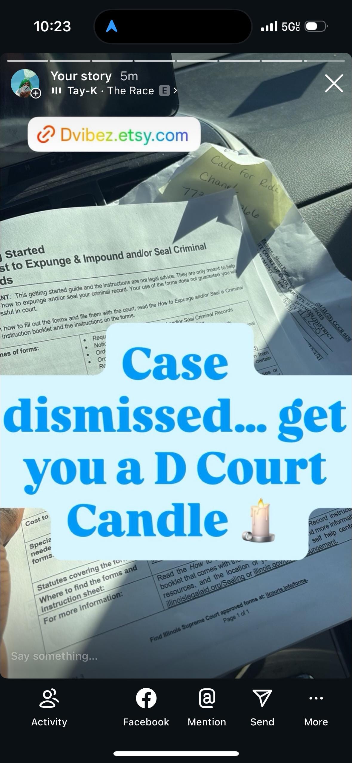 D Court Candle