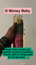 D Money Baby Candle