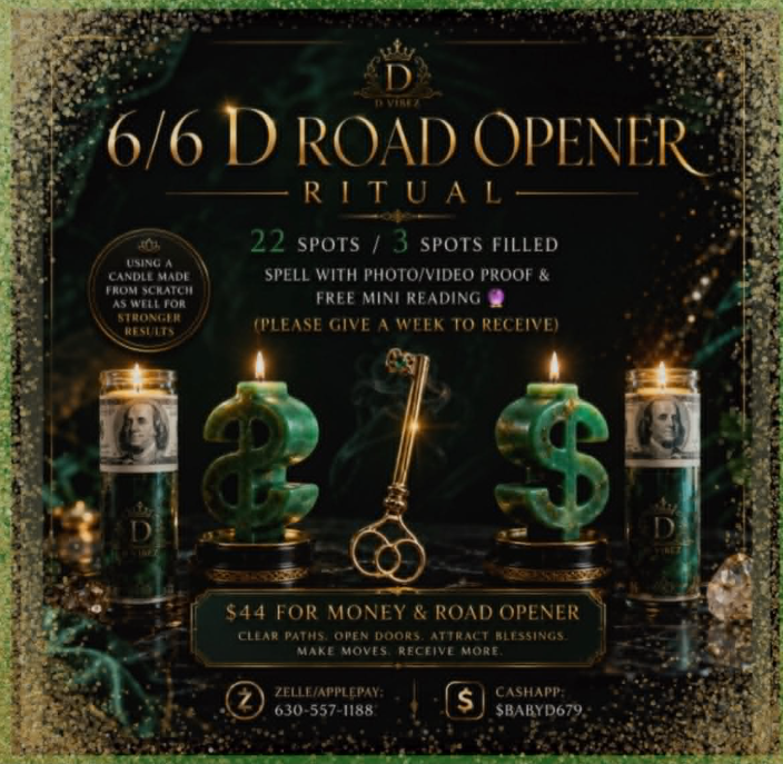 D Money Road Opener Ritual