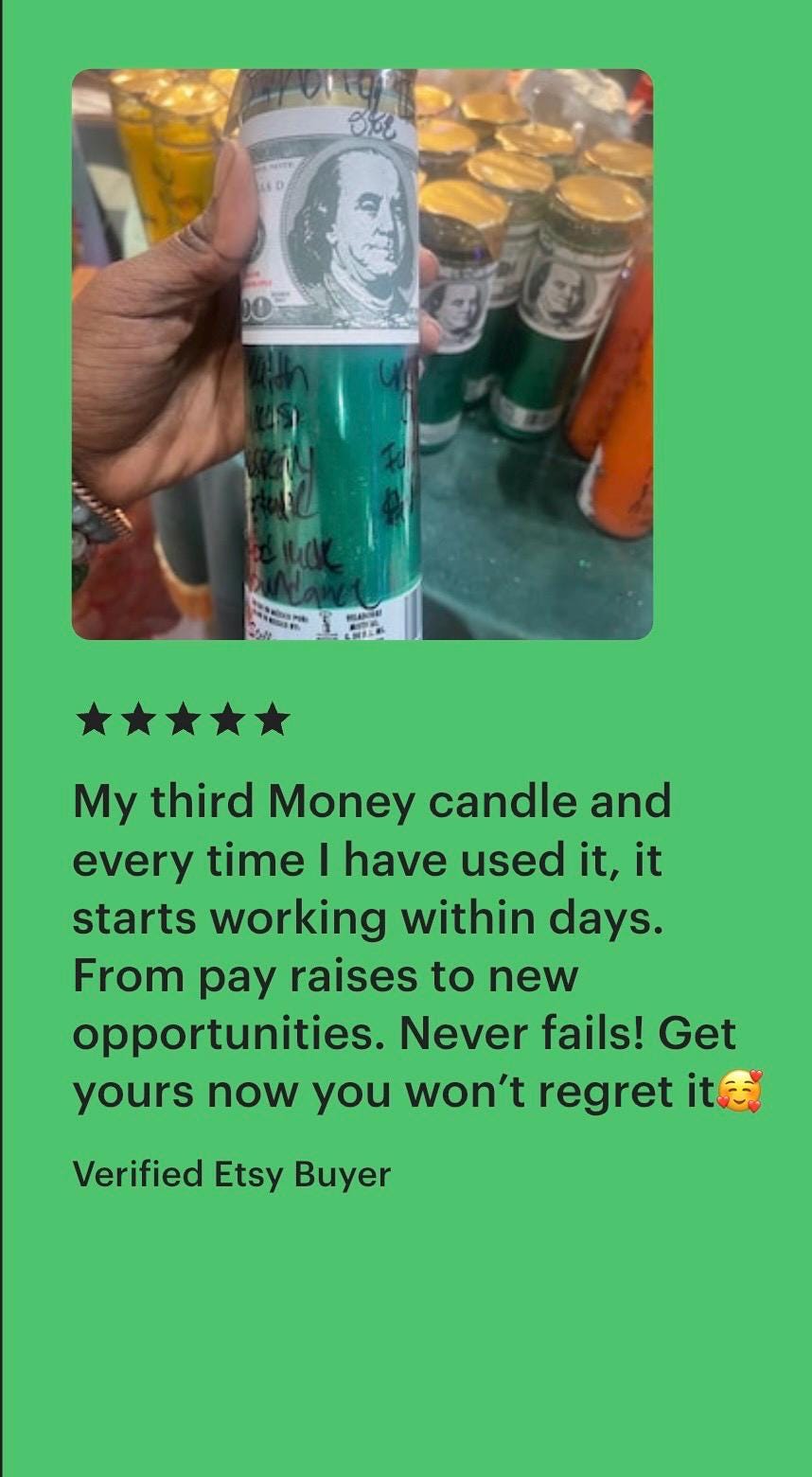 D Money Candle (HOMEMADE And Extra Power)