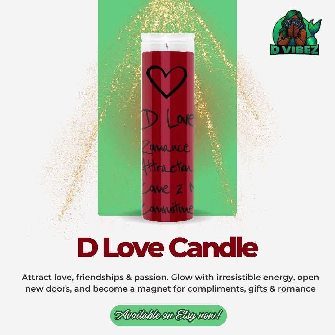 D Attract/Love Candle
